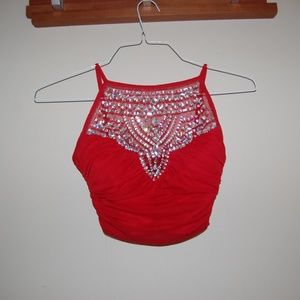 Two piece B.Darlin homecoming dress